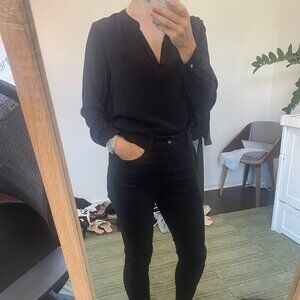 Soft Navy Long Sleeve Shirt